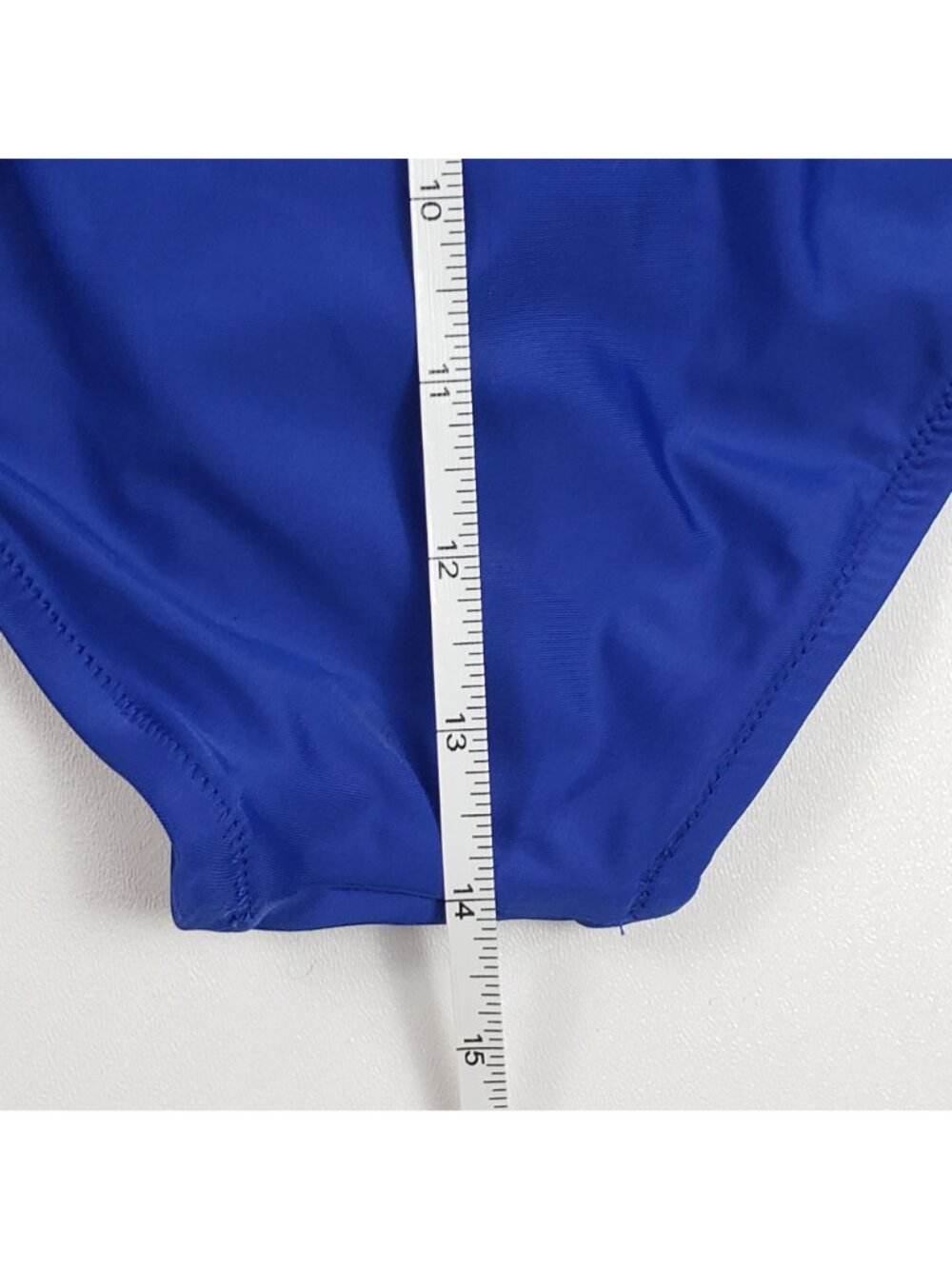 J.Crew Ruched Ruffle One-Piece Swimsuit Women's Size 4 Harbor View Blue NWT - Picture 8 of 16